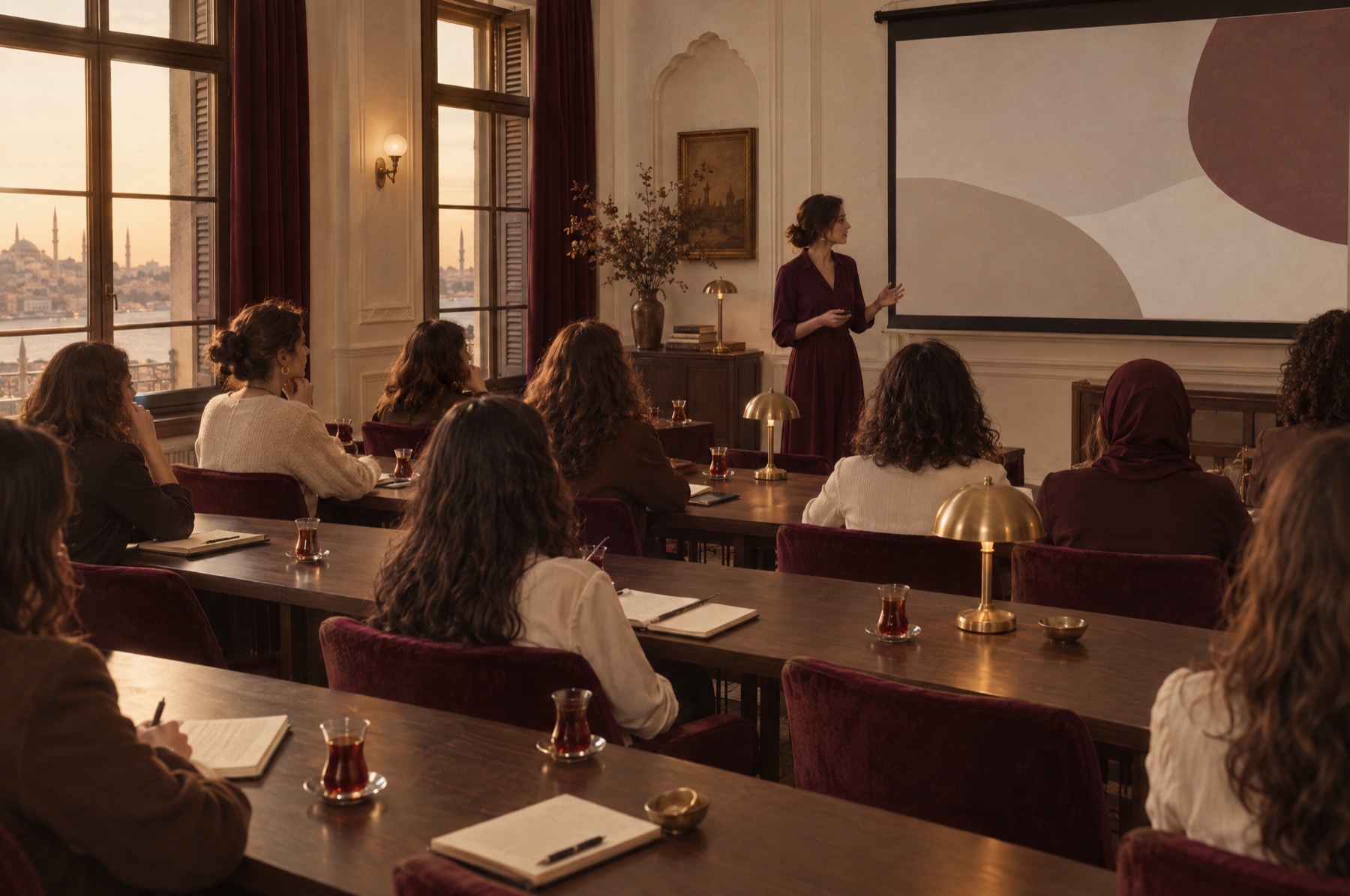 Pekala Akademi workshop'unda konuşmacı ve katılımcılar